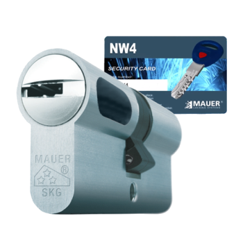 Mauer New Wave 4 cilinder met kerntrekbeveiliging - SKG***